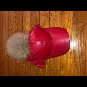 (Created by Fortune) Leather Baseball Cap